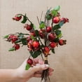 thumbnail image 1 of Artificial Fruit Pomegranate Fruit Bouquet 12" Tall, 1 of 10