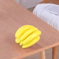 thumbnail image 1 of Artificial Fruits Simulation Fake Bananas Model Decorative Plastic Fake Fruits Realistic Display Photo Prop Home Decor 20x17CM Smile Home, 1 of 9