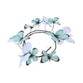 thumbnail image 1 of Artificial Garland Butterfly Vine 37 Inches Removable Decoration for Wall Balcony Wedding Spring Party Room Decor(F), 1 of 6