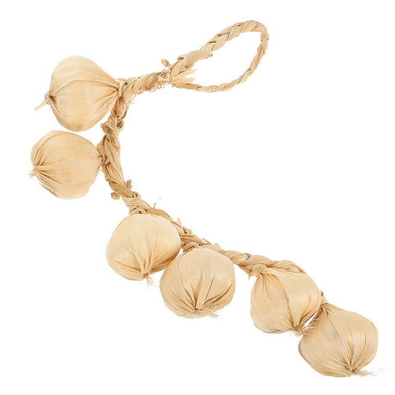 Artificial Garlic Press Rocker Chopper Peeler Roller Tube White