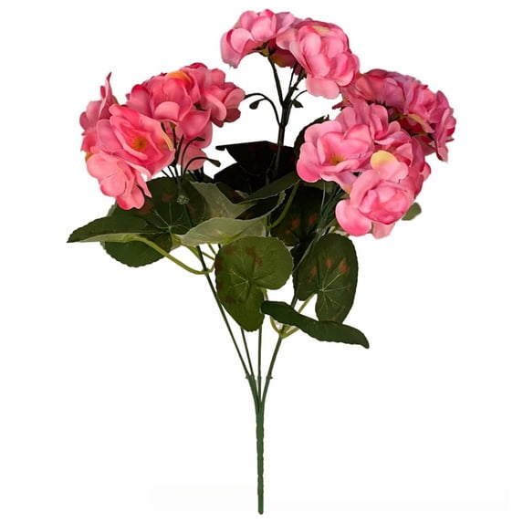 Artificial Geranium Flowers, Ongmies Artificial Geranium Flowers – Faux Outdoor Garden Plants for Home, Kitchen & Table Centerpieces, Outdoors Silk Flowers