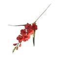 thumbnail image 1 of Artificial Gladiolus Flower with Stem Lifelike DIY Flower Arrangement Ornament Wedding Gladiolus Flower for Home Farmhouse Office Decoration Sunset Red, 1 of 8