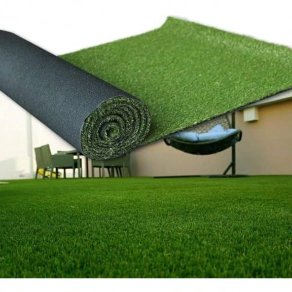 Artificial Grass 3' x 10' 30 Square Feet Realistic Fake Grass Deluxe Turf Synthetic Turf Thick Lawn Pet Turf Perfect for Indoor/Outdoor Landscape (20mm high Pile) Customized