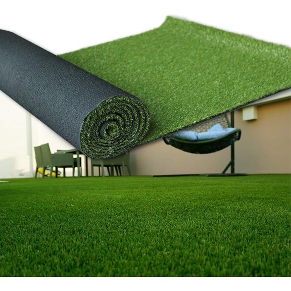 Artificial Grass 3' x 10' (30 Square Feet) Realistic Fake Grass Deluxe Turf Synthetic Turf Thick Lawn Pet Turf -Perfect for Indoor/Outdoor Landscape (20mm high Pile) Customized