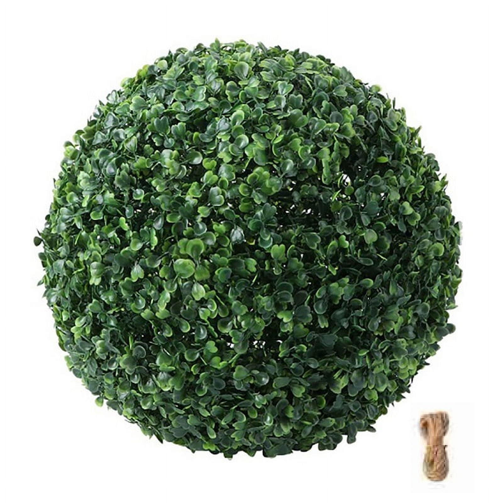 Artificial Grass Balls Ceiling Green Ball Hangings Simulate Plants Ball