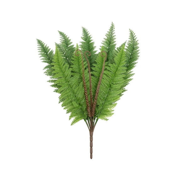 Artificial Grass Decor - 22.83in Green Plastic Hanging Plant for Outdoor & Indoor Use | Weatherproof Fake Grass for Garden, Window Box, Porch & Office Decor | 58cm Foliage for Vase & Planter Fillers