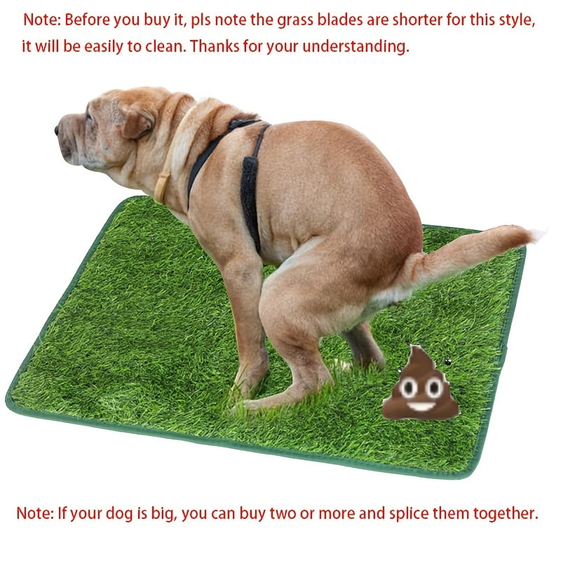 Artificial Grass Dog Potty Pad Easy to Clean, Odor Resistant, Indoor/Outdoor Pet Training