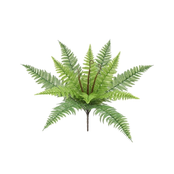 Artificial Grass Fake Greenery 58cm Green Plastic Outdoor Decoration, Weatherproof Synthetic Foliage for Window Box Garden Container Office Terrace, Low Maintenance Simulated Foliage