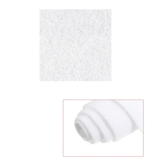 Artificial Grass Mat 10" x 10" White Realistic Fake Turf for Garden, Lawn Decoration Sand Table 4pcs