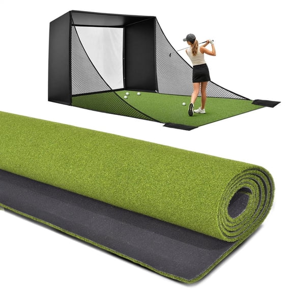 Artificial Grass Outdoor Runner Rug 6' x 10' – Waterproof A Patio & Lawn Decoration, Easy-Clean Dog Grass Mat