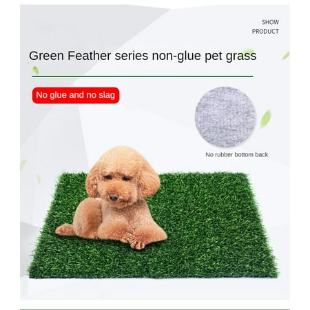 Artificial Grass Pet Pee Pad Artificial Soft Grass Pet Potty with Quick Drainage,Perfect for Indoor Outdoor Training