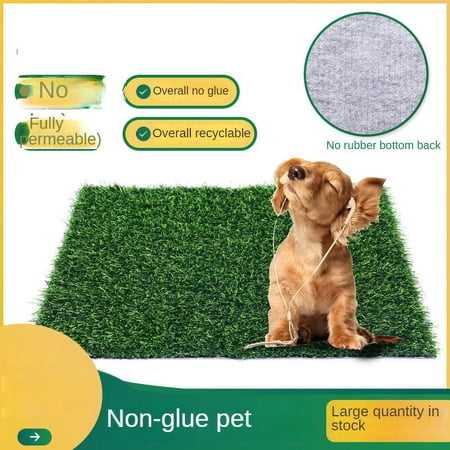 Artificial Grass Pet Pee Pad Artificial Soft Grass Pet Potty with Quick Drainage,Perfect for Indoor Outdoor Training