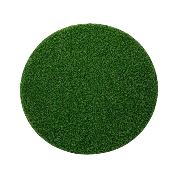 Artificial Grass Placemat 10 Inch Round Plastic Lawn Mat for Outdoor Dining Picnic Table, Realistic Green Texture Easy Clean, Picnic Gift