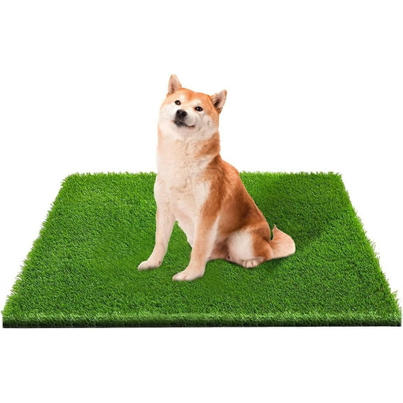 Artificial Grass, Professional Dog Grass Mat, Potty Training Rug and Replacement Turf Outdoor Rug Patio Lawn Decoration, Easy to Clean with Drainage (39.4 x 31.5 inch)