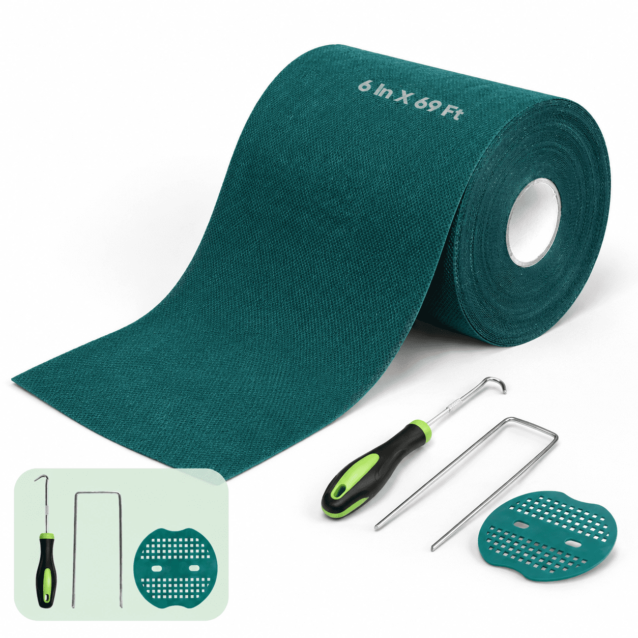 Artificial Grass Seam Tape 6Inch X 69Ft Self-Adhesive Turf Connection ...