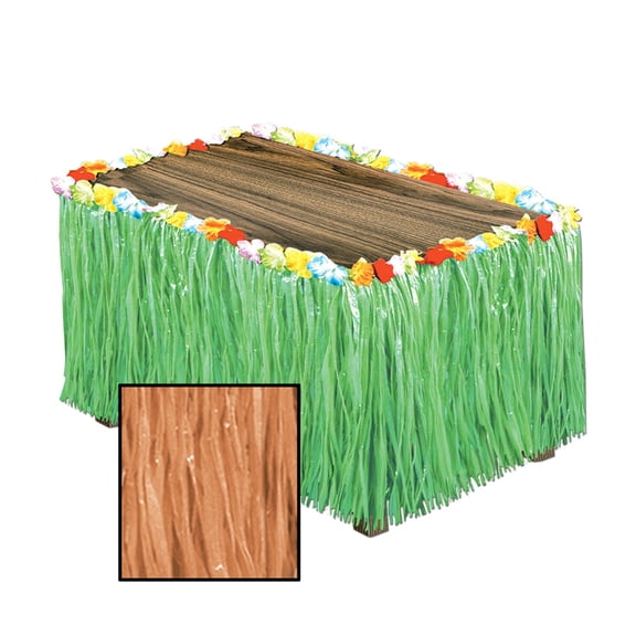 Artificial Grass Table Skirting 30" X 9' Natural - 6 Pack (1 Per Package)