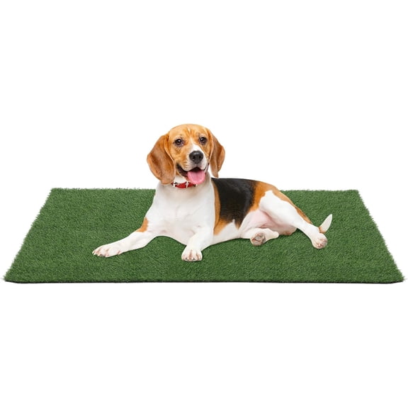 Artificial Grass Turf, 6.5ft x 82.2ft Fake Grass Rug for Patio, Artificial Grass Pad for Dogs, Artificial Grass Mat for Outdoor Garden Landscape Balcony, Faux Grass Rug with Drainage Holes