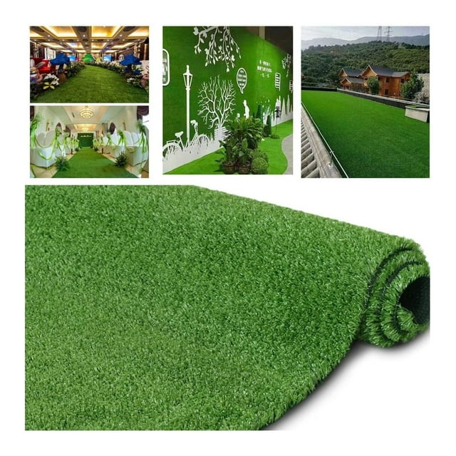 Artificial Grass Turf Lawn 12FTX52FT,Economy Indoor Outdoor Synthetic