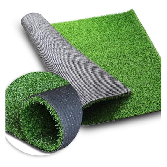 Artificial Grass Turf Lawn Customized Size 1 x 35 Feet, 0.7" Indoor Outdoor Garden Lawn Landscape Synthetic Grass Mat Fake Grass Rug