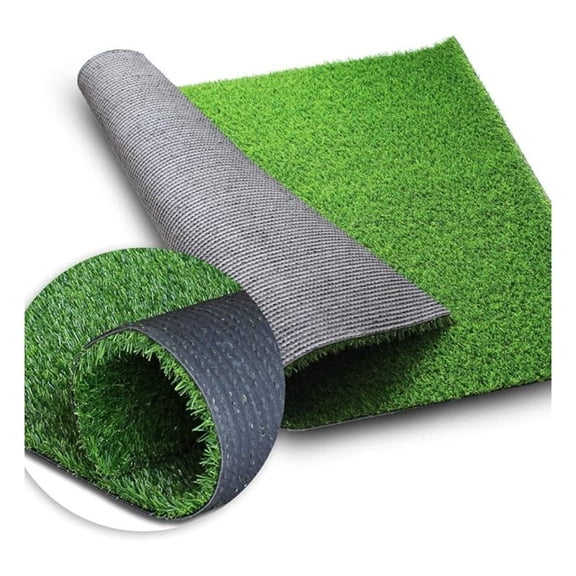 Artificial Grass Turf Lawn Customized Size 1 x 38 Feet, 0.7" Indoor Outdoor Garden Lawn Landscape Synthetic Grass Mat Fake Grass Rug