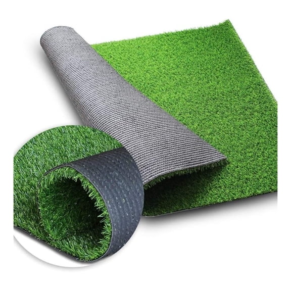 Artificial Grass Turf Lawn Customized Size 2 x 16 Feet, 0.7" Indoor Outdoor Garden Lawn Landscape Synthetic Grass Mat Fake Grass Rug