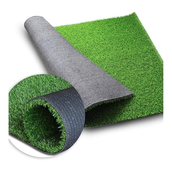 Artificial Grass Turf Lawn Customized Size 2 x 23 Feet, 0.7" Indoor Outdoor Garden Lawn Landscape Synthetic Grass Mat Fake Grass Rug