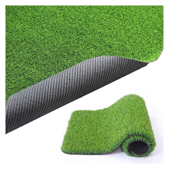 Artificial Grass Turf Lawn Customized Size 3 x 16 Feet, 0.7" Indoor Outdoor Garden Lawn Landscape Synthetic Grass Mat Fake Grass Rug