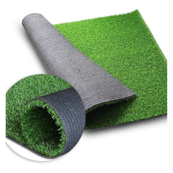 Artificial Grass Turf Lawn Customized Size 3 x 16 Feet, 0.7" Indoor Outdoor Garden Lawn Landscape Synthetic Grass Mat Fake Grass Rug