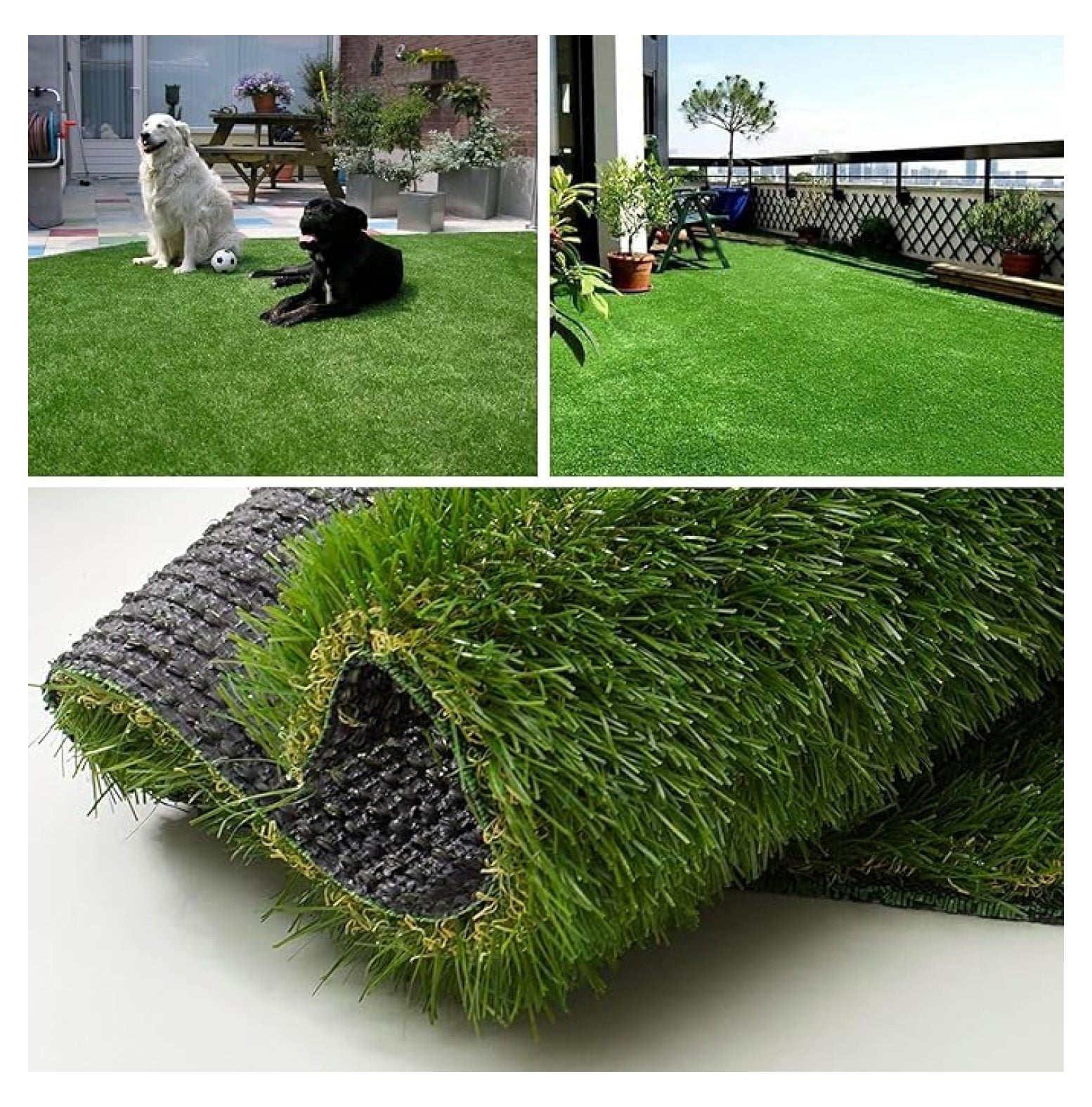 Turf Rug Diy Artificial Grass Turf Rug 1FTX23FT Indoor Outdoor, 1.38