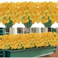thumbnail image 1 of Artificial Grasses 12 Bundles Outdoor UV Resistant Fake Grass No Fade Faux Plastic Plants Garden Window Box Decorating(Green Grass), 1 of 5