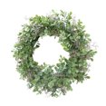 thumbnail image 1 of Artificial Green Leaves Wreath 15 Inch Boxwood Wreath Outdoor Green Garland For Door Wall Window Home Decor, 1 of 5