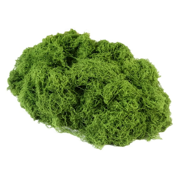 Artificial Green Moss, Fake Moss for DIY Crafts, Decorative Faux Moss for Micro-Landscape, Realistic Appearance, Long-lasting Plastic Moss for Landscaping, 9.1 x 7.1 x 4.3 in / 23 x 18 x 11 cm