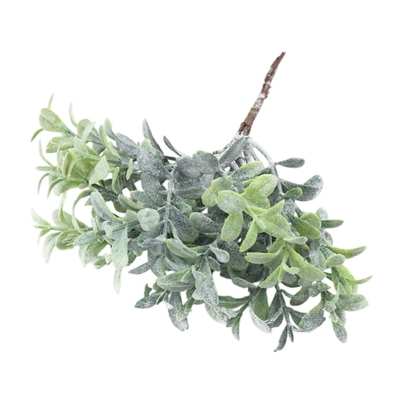 Artificial Green Plant Accessory, Realistic Faux Greenery Stems for Living Room Potted Plants Floral Arrangement, Decorative Fake Plant Filler for Home Decor