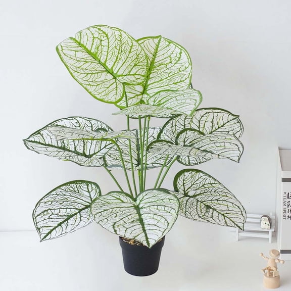 Artificial Green Plants Fake Leaf Plant Wall Plastic Scindapsus Leaves Floral Small Creeper For Home Garden Office Decor