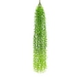 thumbnail image 1 of Artificial Green Weeping Willows - 5 PCS Realistic Plastic Leaf Rattan Plants for Indoor Wall Hanging, Ceiling Decoration, Flexible Vines, Maintenance-Free Decorative Greenery (100cm), 1 of 6