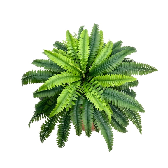 Artificial Greenery, Artificial Boston Fern, 40 Inch Faux Outdoor Greenery, Uv Resistant Artificial Outdoor Plants, for Landscaping Filler, 60 Lifelike Fronds No Maintenance Green