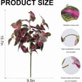 thumbnail image 1 of Artificial Greenery Plants Outdoor, 5 Pcs Red Faux Coleus Plants UV Resistant Silk Plants with Stems, Fake Plants for Outside Garden Patio Hanging Planter Pathway Front Porch Decoration, 1 of 8