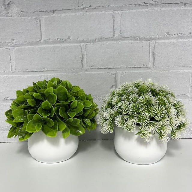 Artificial Greenery Potted Plants, Artificial Plastic Greenery Plants