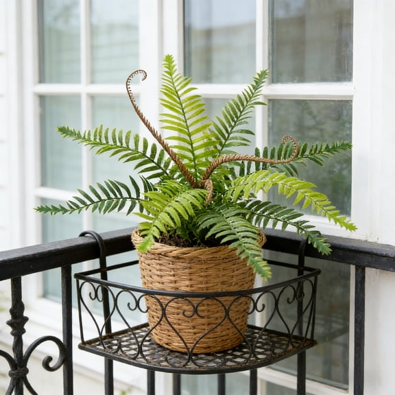 Artificial Greenery Wall Decor 17.72In Realistic Foliage Texture Zero Upkeep Non Fading Shape Retention Profile for Living Room Table Hallway Store Easter Indoor Outdoor Vase Matching Home Decor