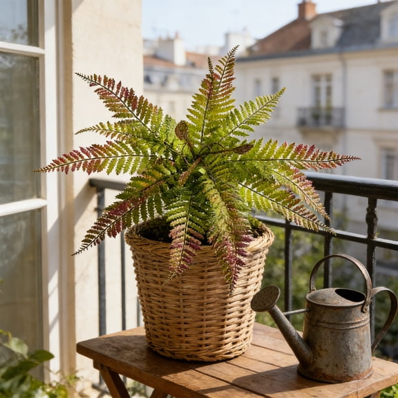 Artificial Greenery Wall Panel 23.62In Authentic Foliage Detail Long Lasting Fresh Look Safe Gentle Material Build for Indoor Outdoor Home Table Store Hallway Vase Combination Decor
