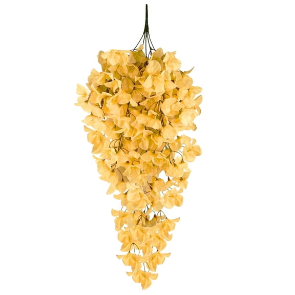 Artificial Hanging Bougainvillea Flowers Leaves, Eucalyptus Ivy Garlands Plant | Greenery Vine Creeper Home Dcor, Door, Wall, Balcony Decoration, Party Festival | Fancy Decoration