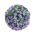 thumbnail image 1 of Artificial Hanging Flower Balls – Faux Plastic Floral Ornaments for Christmas, Wedding, Garden, Porch, Balcony & Holiday Home Decor – 7.8", 1 of 5