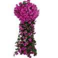 thumbnail image 1 of Artificial Hanging Flowers Fake Violet Vine Garland for Indoor Outdoor Garden Patio Wedding Decor, 1 of 4