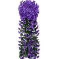 thumbnail image 1 of Artificial Hanging Flowers Fake Violet Vine Garland for Indoor Outdoor Garden Patio Wedding Decor, 1 of 4