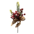thumbnail image 1 of Artificial Hanging Flowers For Outdoors Cuttings Needles Flower Branch Accessories Holiday Decoration Simulation Plant Red Fruit Berry Fruit Branch, 1 of 8