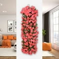 thumbnail image 1 of Artificial Hanging Flowers for Outdoors, Violet Ivy Flowers Fake Hanging Flowers for Decoration, Artificial Flowers Wall for Home Wedding Garden Indoor Outdoor Decor 85cm 4-Petal Orange, 1 of 9