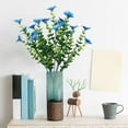 thumbnail image 1 of Artificial Hanging Flowers Plant Vine Faux Flowers for Garden Yard Porch Patio Wedding Wall Home Outdoor Decoration/Violet Artificial Flowers-Flower Arrangement Home Artificial Flowers Wall Hanging, 1 of 4