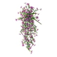 thumbnail image 1 of Artificial Hanging Flowers Plants for Outdoor Spring Decor, Realistic Bloom with Leaves for Home Indoor Planter, Porch Patio Balcony Yard Decoration, 1 Artificial Eucalyptus Violet Wall Hanging, 1 of 8