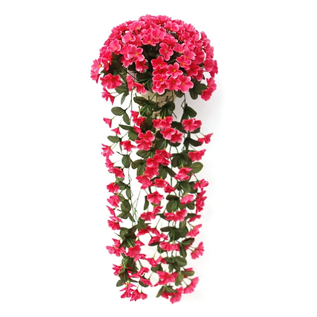 Artificial Hanging Flowers Plants, Artificial Wisteria Vine Fake Plants