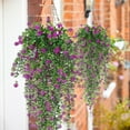 thumbnail image 1 of Artificial Hanging Flowers Vines | Realistic Plastic Chlorophytum Plants | No Watering Needed | Indoor Outdoor Decor | 1 Pack, 1 of 4